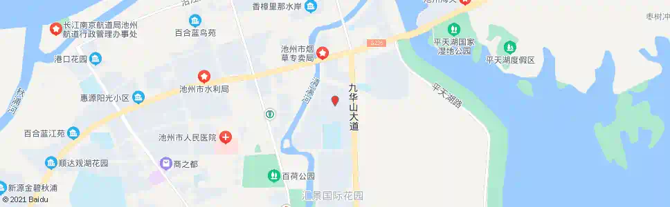 池州河滨花园_公交站地图_池州公交_妙搜公交查询2025