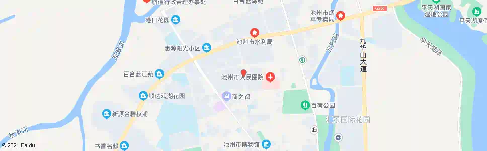 池州健康小区_公交站地图_池州公交_妙搜公交查询2025