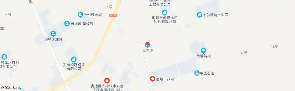 池州三大洲_公交站地图_池州公交_妙搜公交查询2025
