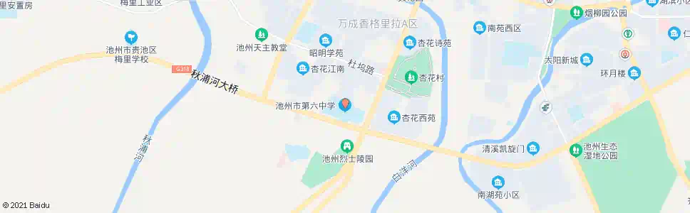 池州市第六中学_公交站地图_池州公交_妙搜公交查询2025