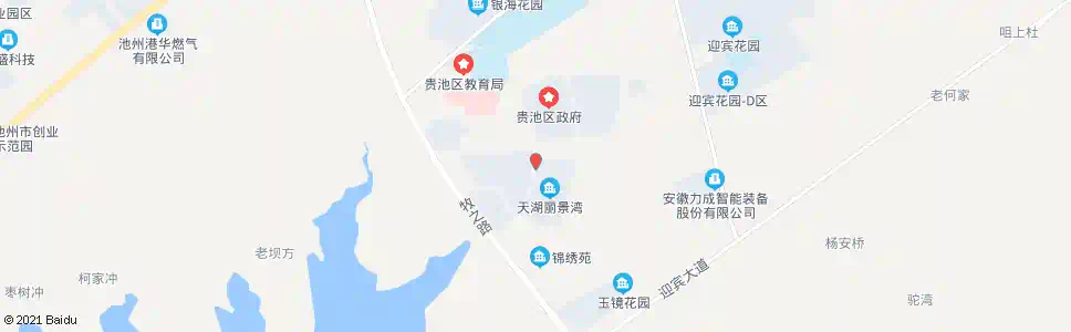 池州天湖丽景湾_公交站地图_池州公交_妙搜公交查询2025