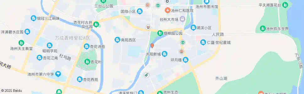 池州湖心路_公交站地图_池州公交_妙搜公交查询2025