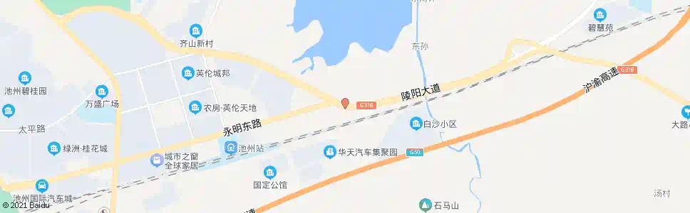 池州长冲章_公交站地图_池州公交_妙搜公交查询2025
