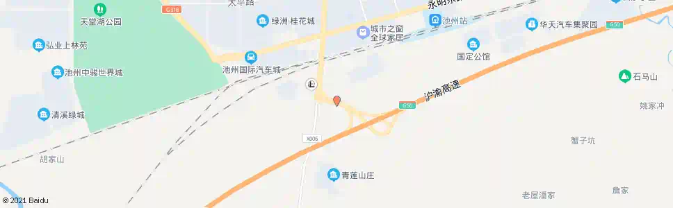 池州高速公路入口_公交站地图_池州公交_妙搜公交查询2025
