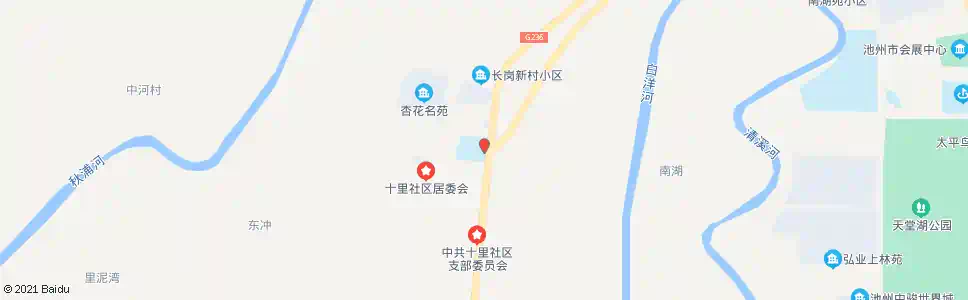 池州德明中学_公交站地图_池州公交_妙搜公交查询2025
