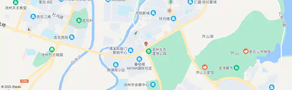 池州广电中心_公交站地图_池州公交_妙搜公交查询2025