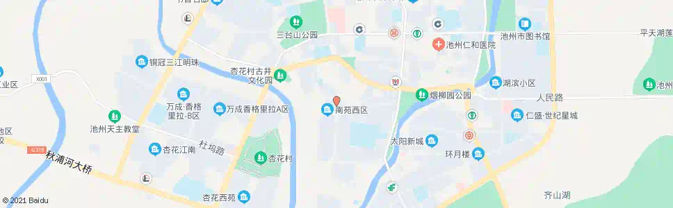 池州秀山路路口_公交站地图_池州公交_妙搜公交查询2025