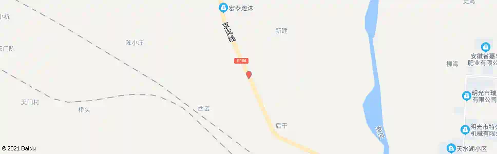 滁州桥西砖瓦厂_公交站地图_滁州公交_妙搜公交查询2025