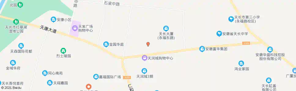 滁州天康装饰城_公交站地图_滁州公交_妙搜公交查询2025