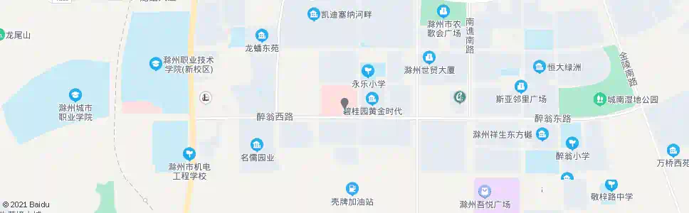 滁州一院新区分院_公交站地图_滁州公交_妙搜公交查询2025