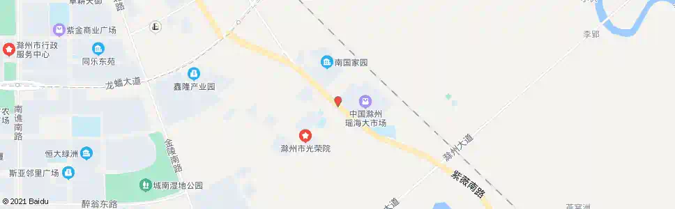 滁州担子街道_公交站地图_滁州公交_妙搜公交查询2025