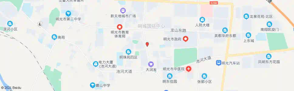 滁州银光大酒店_公交站地图_滁州公交_妙搜公交查询2025