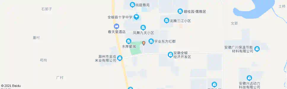 滁州柏云山庄_公交站地图_滁州公交_妙搜公交查询2025