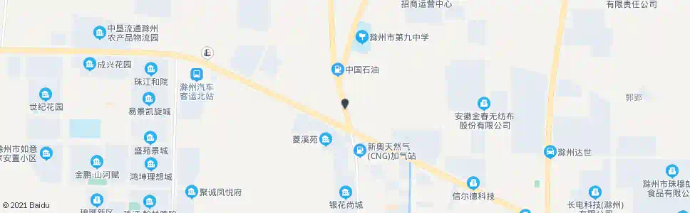 滁州菱溪路_公交站地图_滁州公交_妙搜公交查询2025