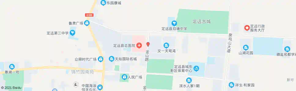 滁州县总医院_公交站地图_滁州公交_妙搜公交查询2025