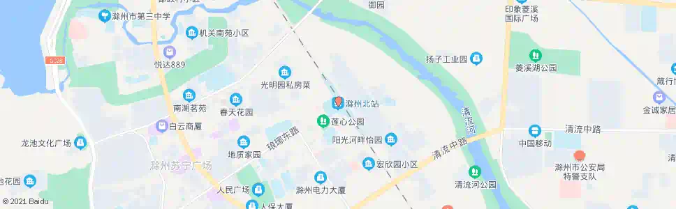 滁州北门车站_公交站地图_滁州公交_妙搜公交查询2025