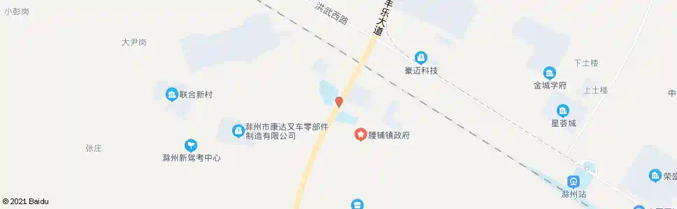 滁州腰铺天桥_公交站地图_滁州公交_妙搜公交查询2025