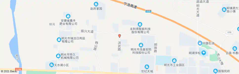 滁州振宇电源_公交站地图_滁州公交_妙搜公交查询2025