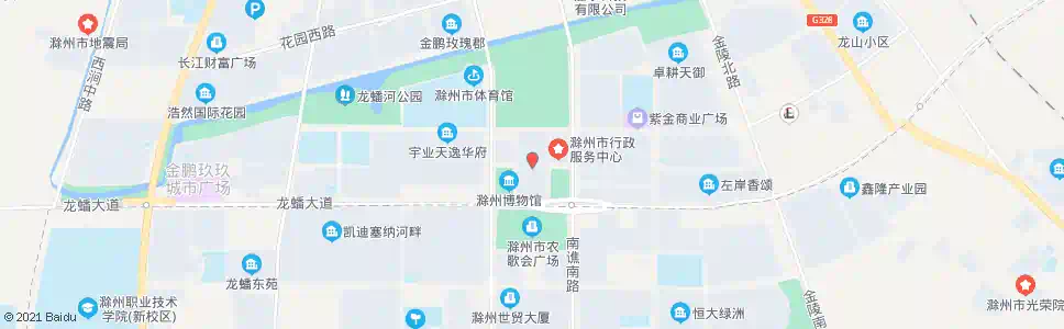 滁州市政府_公交站地图_滁州公交_妙搜公交查询2025