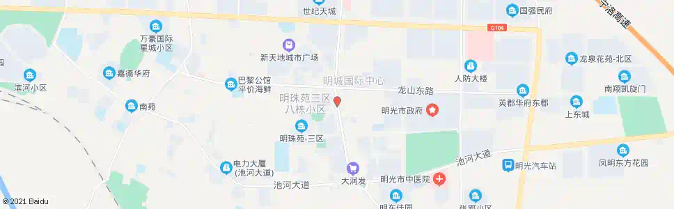 滁州明珠园广场_公交站地图_滁州公交_妙搜公交查询2025