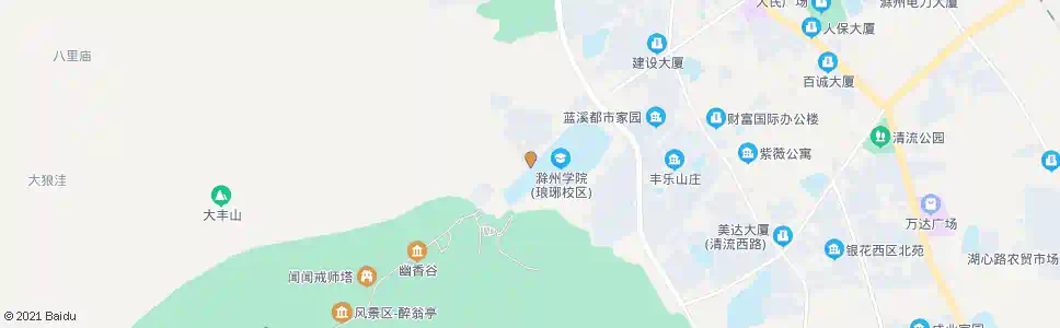 滁州琅琊山风景区_公交站地图_滁州公交_妙搜公交查询2025