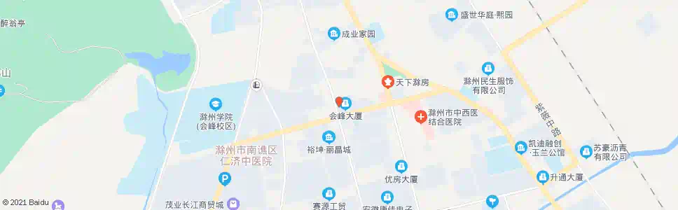 滁州交警大队_公交站地图_滁州公交_妙搜公交查询2025