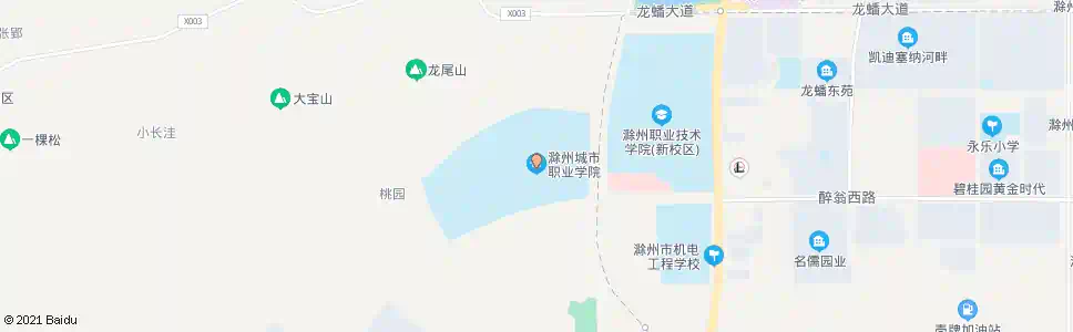 滁州滁州城市职业学院_公交站地图_滁州公交_妙搜公交查询2025
