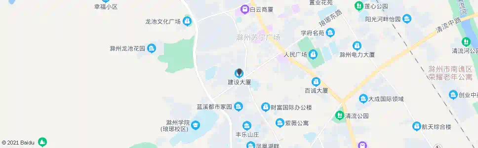 滁州建设大厦_公交站地图_滁州公交_妙搜公交查询2025