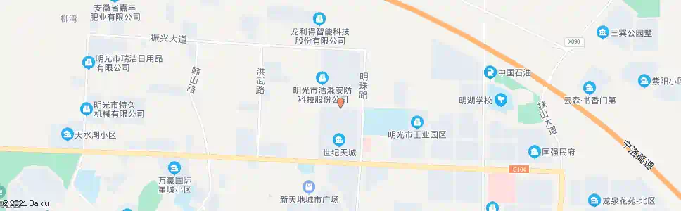 滁州三友电子_公交站地图_滁州公交_妙搜公交查询2025