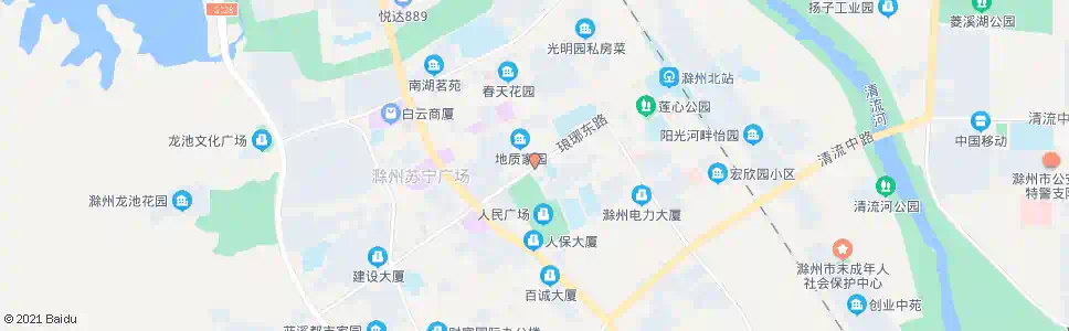滁州建设路_公交站地图_滁州公交_妙搜公交查询2025
