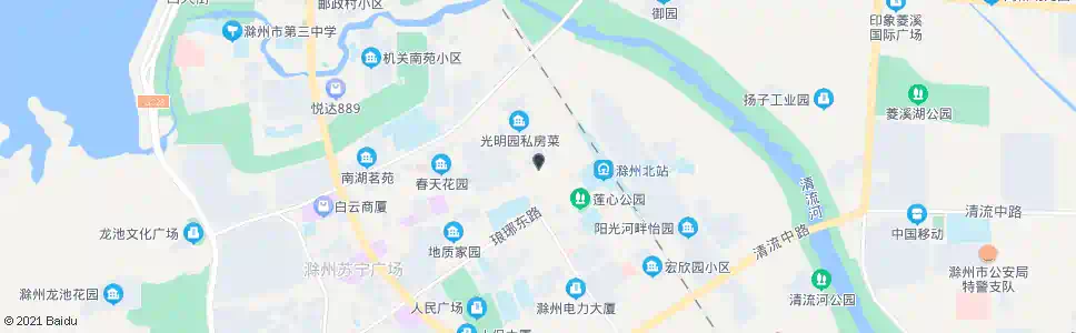 滁州花园宾馆_公交站地图_滁州公交_妙搜公交查询2025