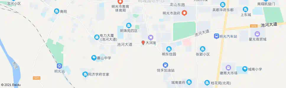 滁州黄郢小区_公交站地图_滁州公交_妙搜公交查询2025