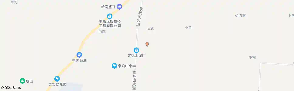 滁州泉坞山水泥厂_公交站地图_滁州公交_妙搜公交查询2025