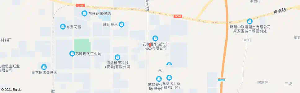 滁州大王村_公交站地图_滁州公交_妙搜公交查询2025