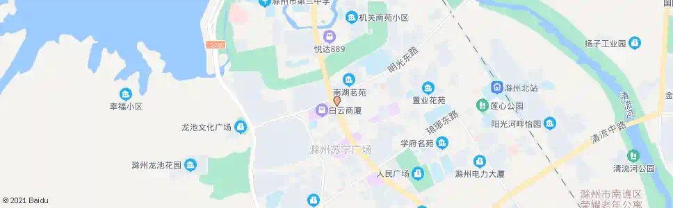 滁州苏宁电器_公交站地图_滁州公交_妙搜公交查询2025
