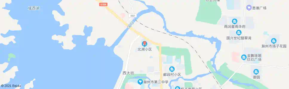 滁州北湖小区_公交站地图_滁州公交_妙搜公交查询2025