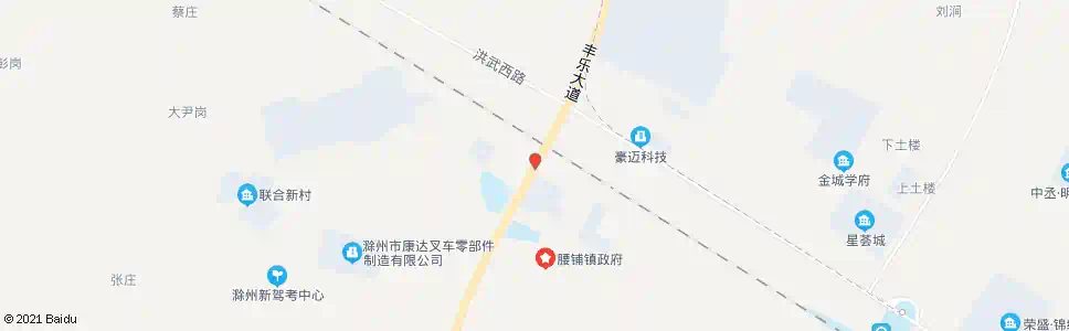 滁州腰铺北大街_公交站地图_滁州公交_妙搜公交查询2025