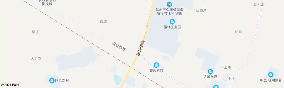 滁州大墩_公交站地图_滁州公交_妙搜公交查询2025