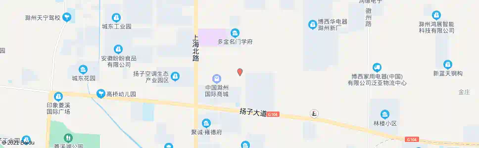 滁州国际商城东门_公交站地图_滁州公交_妙搜公交查询2025