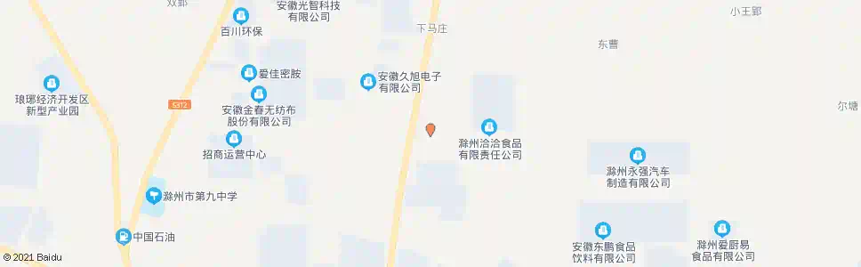 滁州上海北路_公交站地图_滁州公交_妙搜公交查询2025