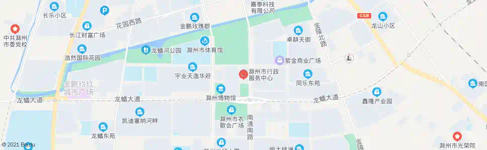 滁州行政服务大厅_公交站地图_滁州公交_妙搜公交查询2025