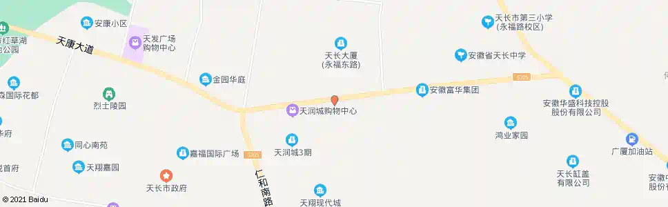 滁州皖东装饰城_公交站地图_滁州公交_妙搜公交查询2025