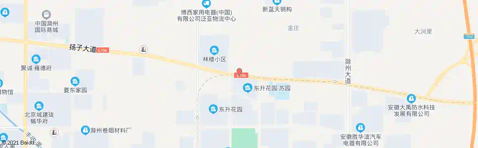 滁州针织三厂_公交站地图_滁州公交_妙搜公交查询2025