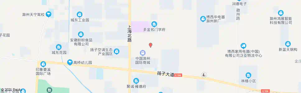 滁州国际商城北门_公交站地图_滁州公交_妙搜公交查询2025