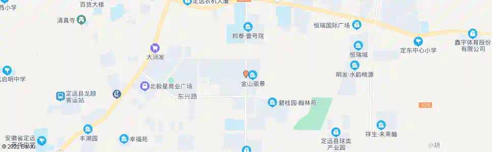 滁州金山丽景_公交站地图_滁州公交_妙搜公交查询2025