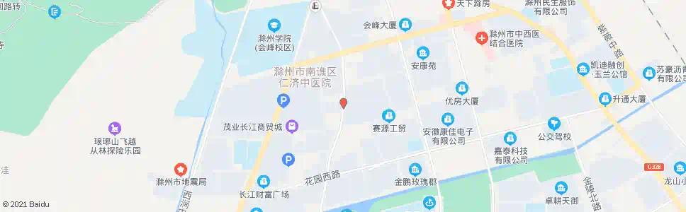 滁州花山西路_公交站地图_滁州公交_妙搜公交查询2025