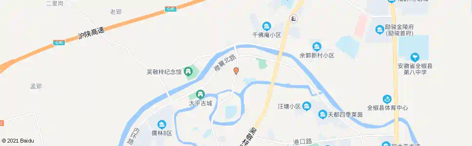 滁州洪栏桥_公交站地图_滁州公交_妙搜公交查询2025