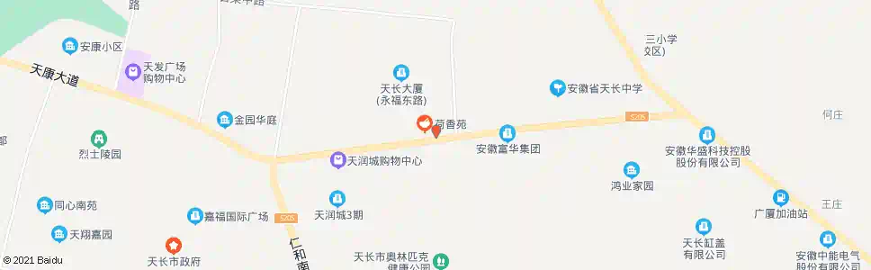 滁州康利亚_公交站地图_滁州公交_妙搜公交查询2025