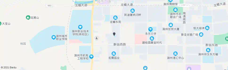 滁州龙蟠南苑_公交站地图_滁州公交_妙搜公交查询2025