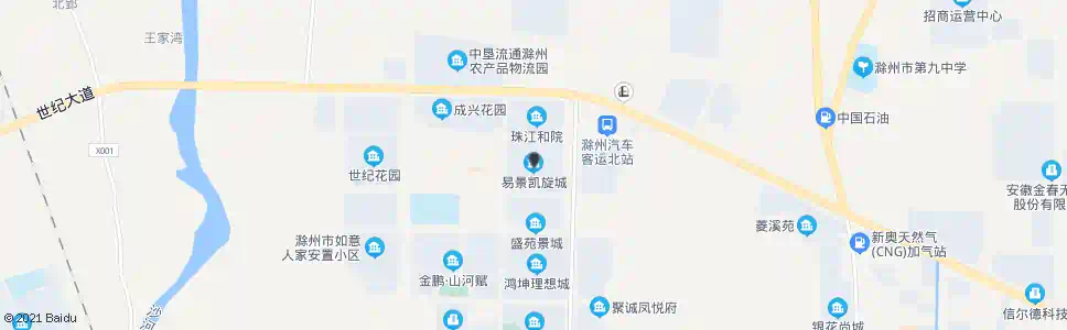 滁州易景凯旋城_公交站地图_滁州公交_妙搜公交查询2025
